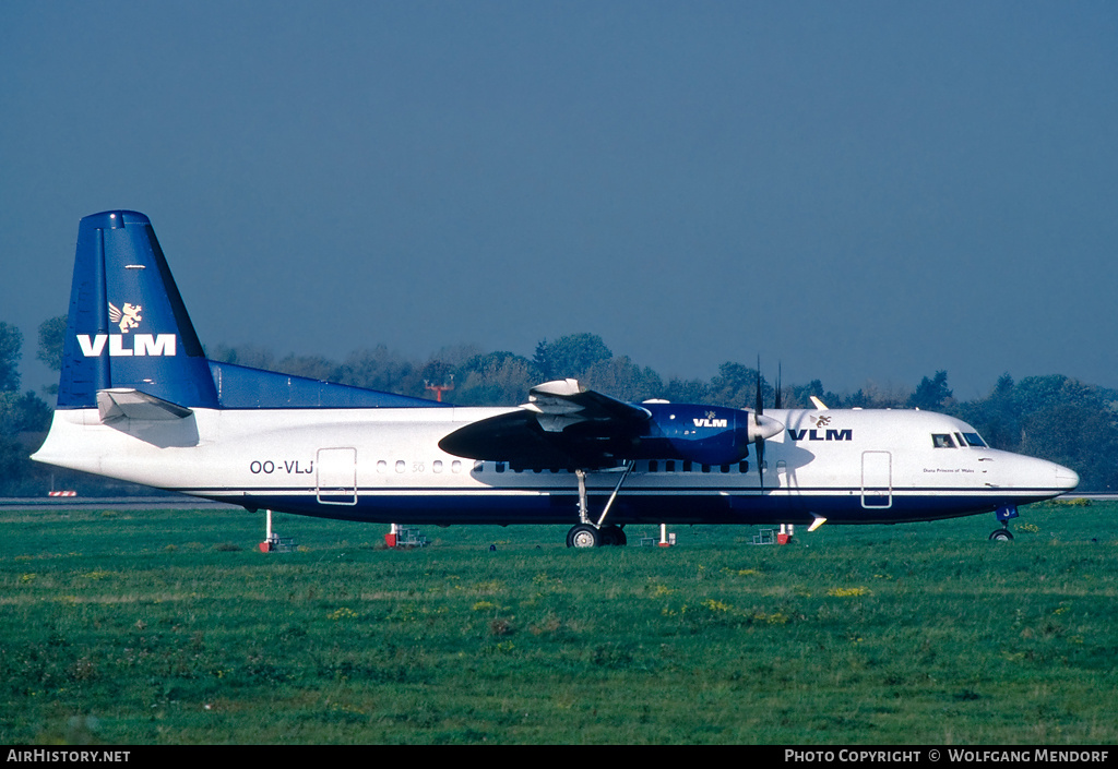 Aircraft Photo of OO-VLJ | Fokker 50 | VLM Airlines | AirHistory.net #691291