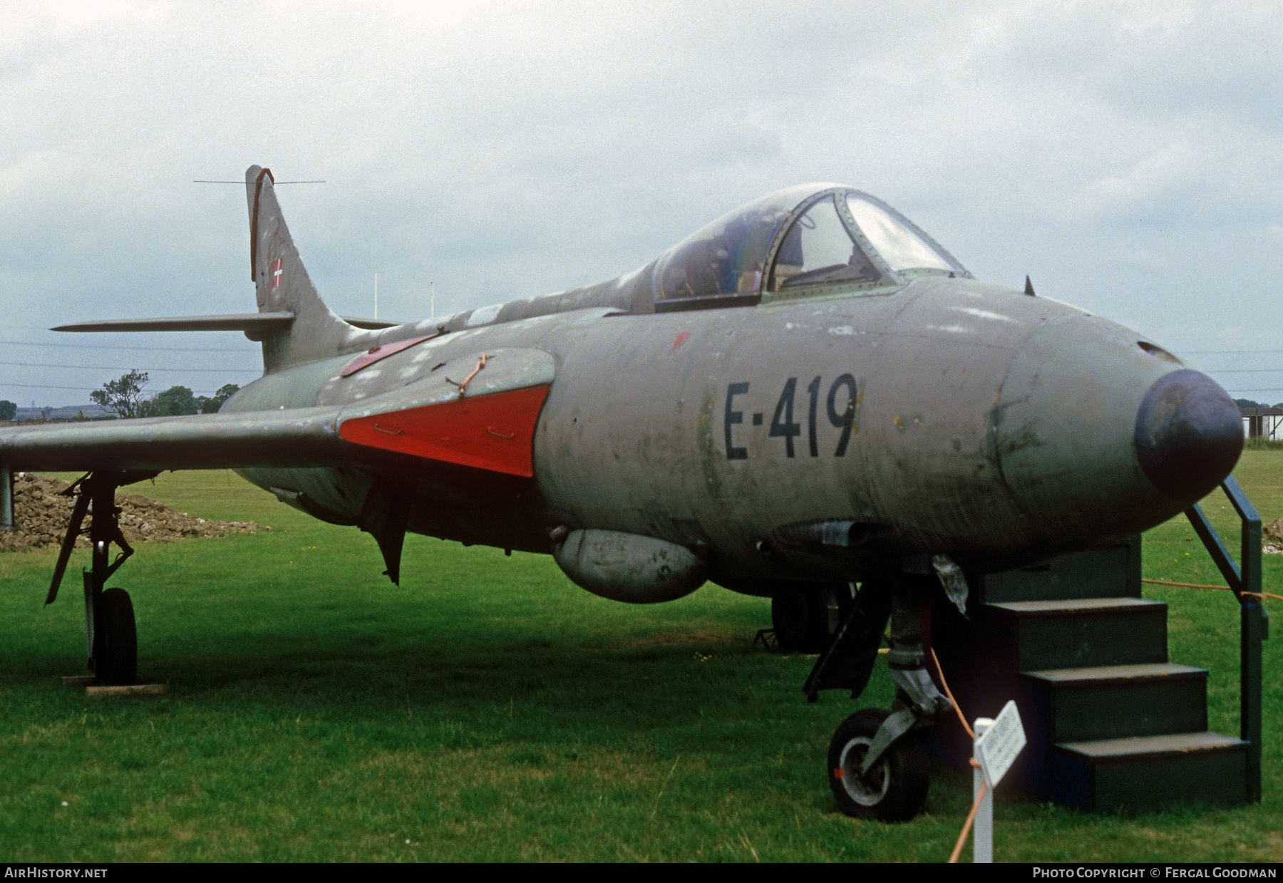 Aircraft Photo of E-419 | Hawker Hunter F51 | Denmark - Air Force | AirHistory.net #691313