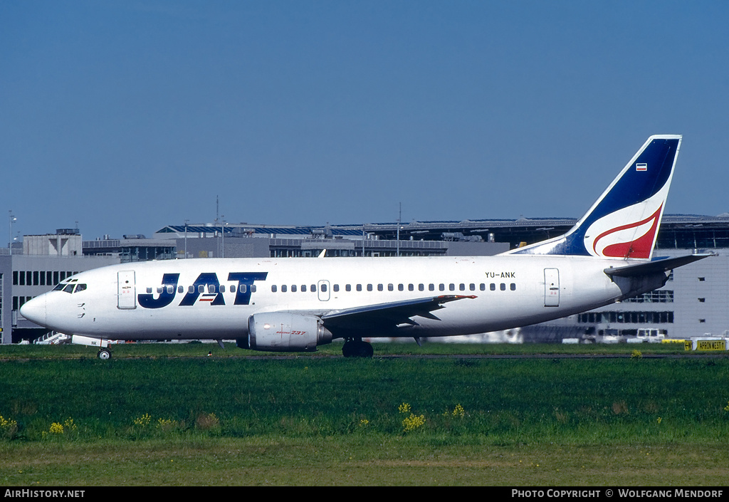 Aircraft Photo of YU-ANK | Boeing 737-3H9 | JAT Yugoslav Airlines - Jugoslovenski Aerotransport | AirHistory.net #691318