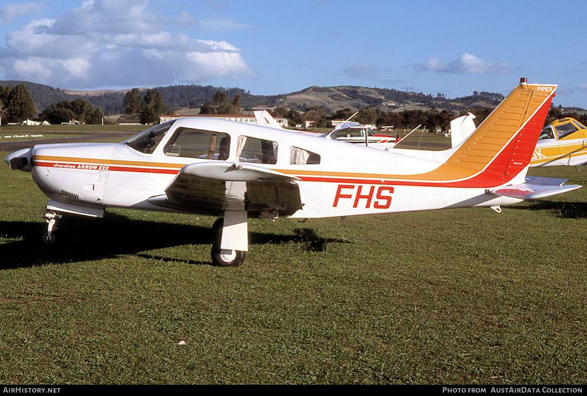 Aircraft Photo of ZK-FHS / FHS | Piper PA-28R-201 Arrow III | AirHistory.net #691338