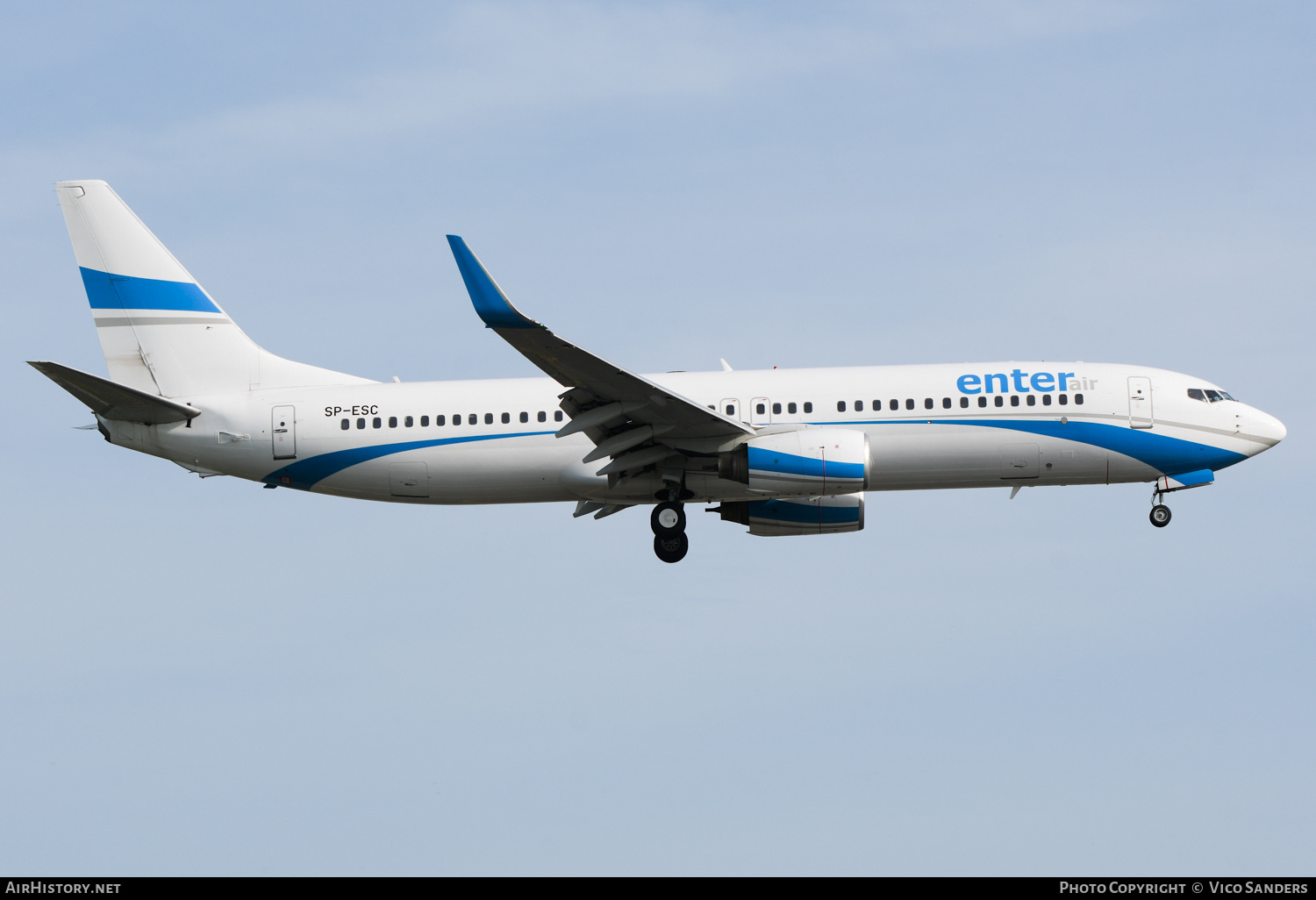 Aircraft Photo of SP-ESC | Boeing 737-8AS | Enter Air | AirHistory.net #691345