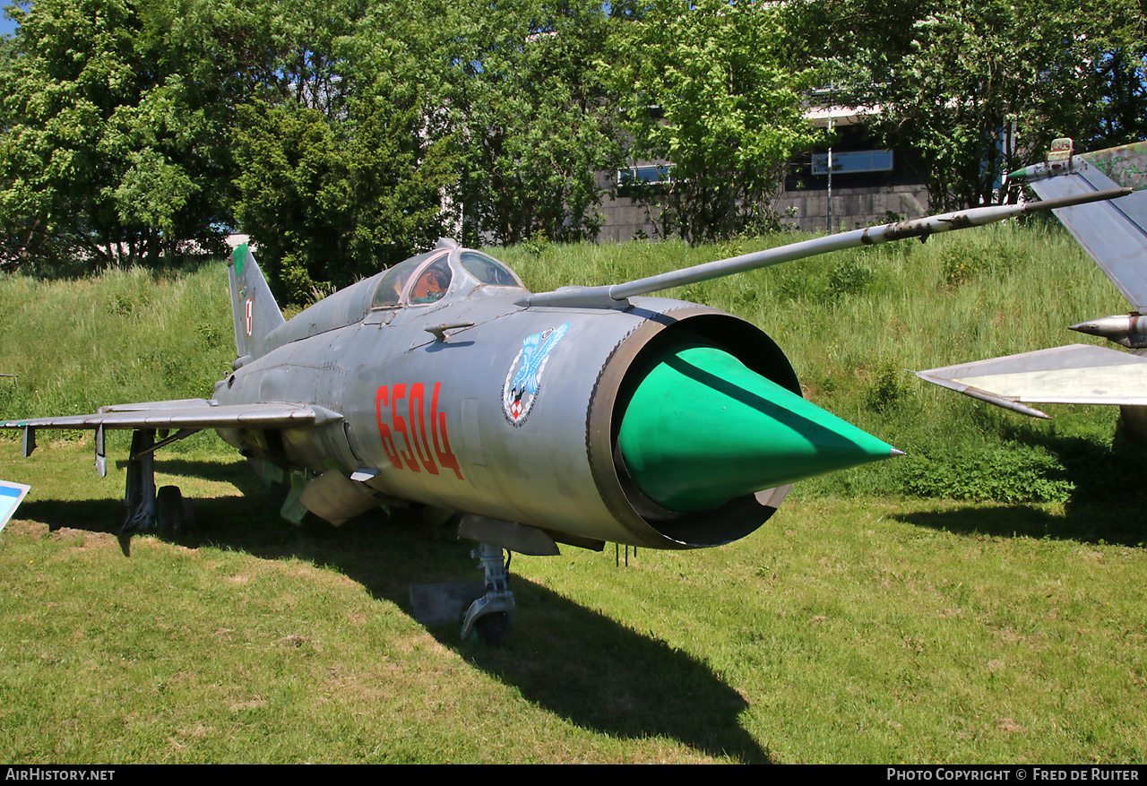 Aircraft Photo of 6504 | Mikoyan-Gurevich MiG-21MF | Poland - Air Force | AirHistory.net #691356