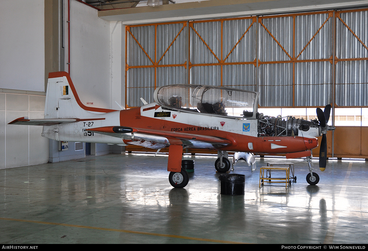 Aircraft Photo of 1351 | Embraer T-27 Tucano | Brazil - Air Force | AirHistory.net #691358