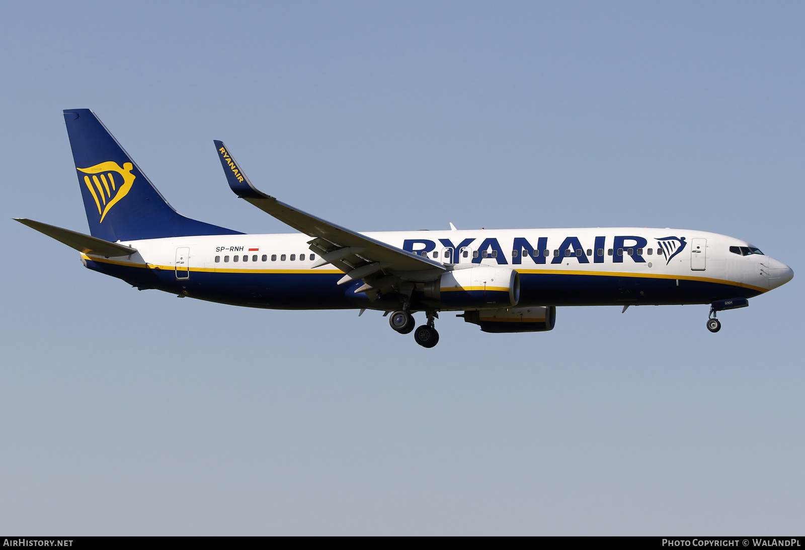 Aircraft Photo of SP-RNH | Boeing 737-8AS | Ryanair | AirHistory.net #691415