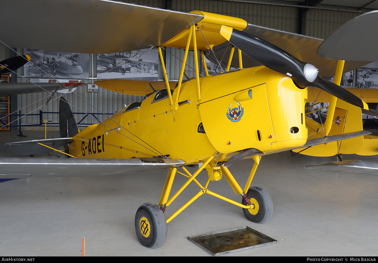 Aircraft Photo of G-AOEI | De Havilland D.H. 82A Tiger Moth II | AirHistory.net #691454