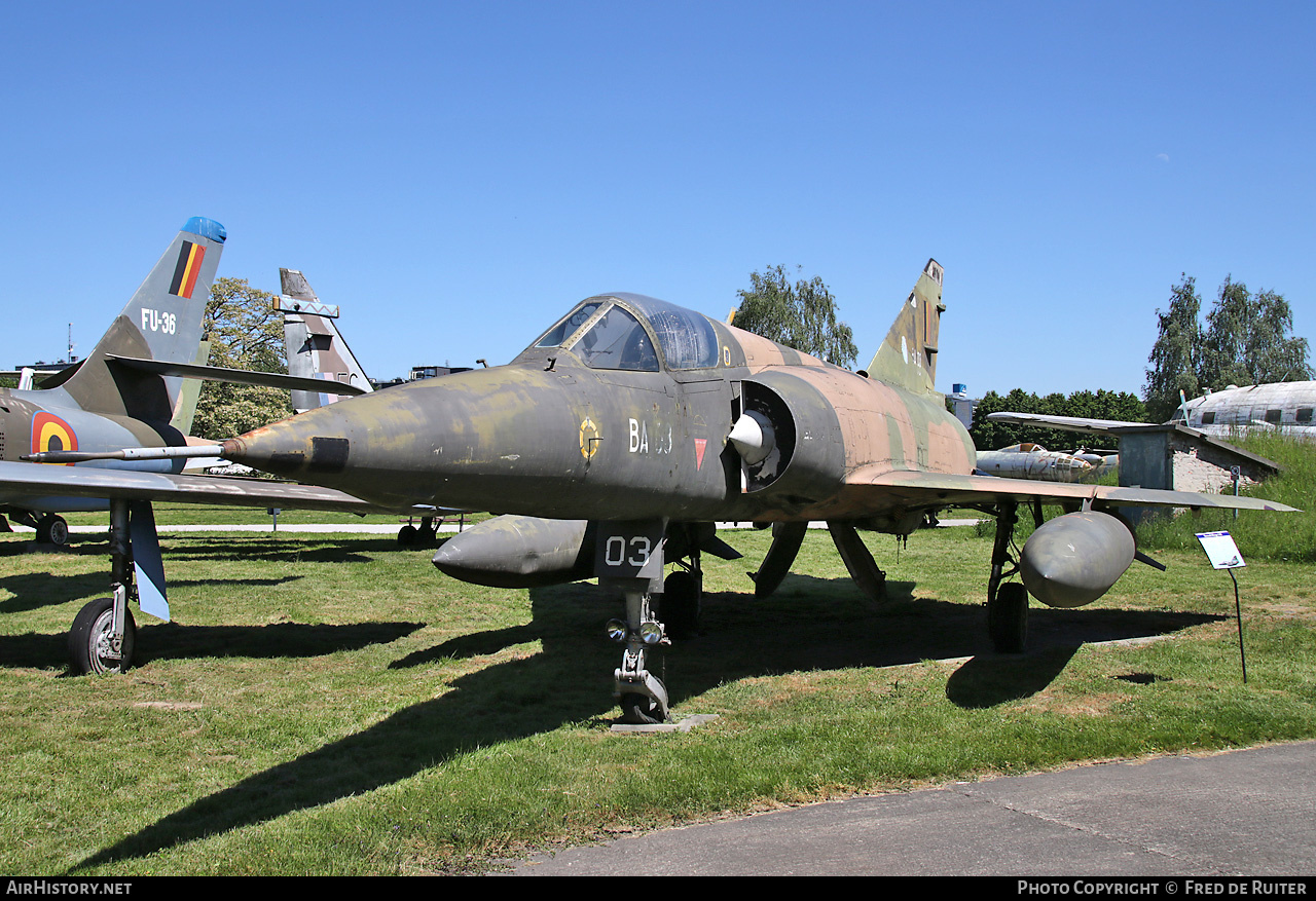 Aircraft Photo of BA03 | Dassault Mirage 5BA | Belgium - Air Force | AirHistory.net #691482
