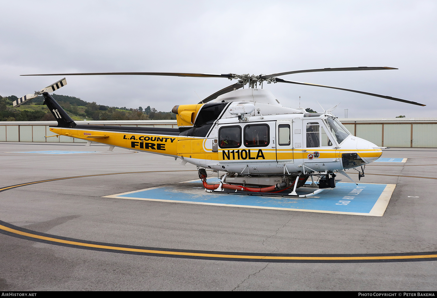Aircraft Photo of N110LA | Bell 412EP | Los Angeles County Fire Department | AirHistory.net #691536