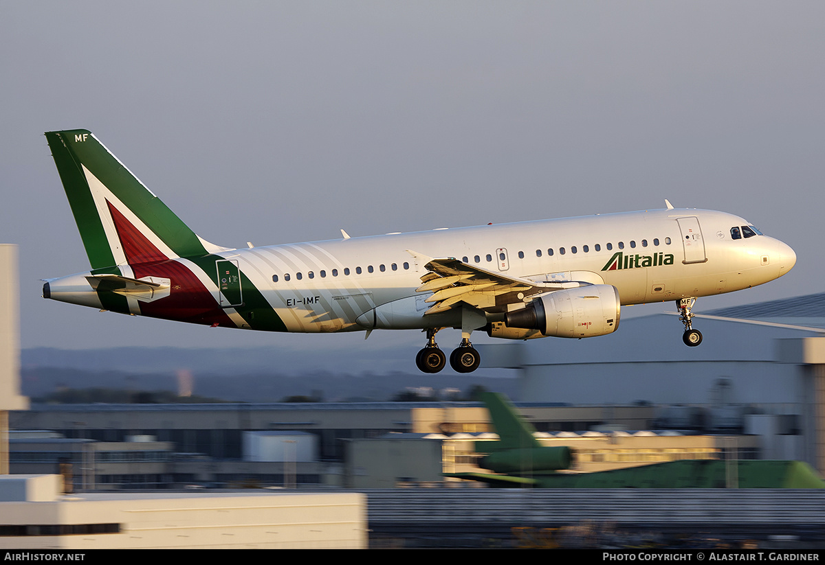 Aircraft Photo of EI-IMF | Airbus A319-112 | Alitalia | AirHistory.net #691567