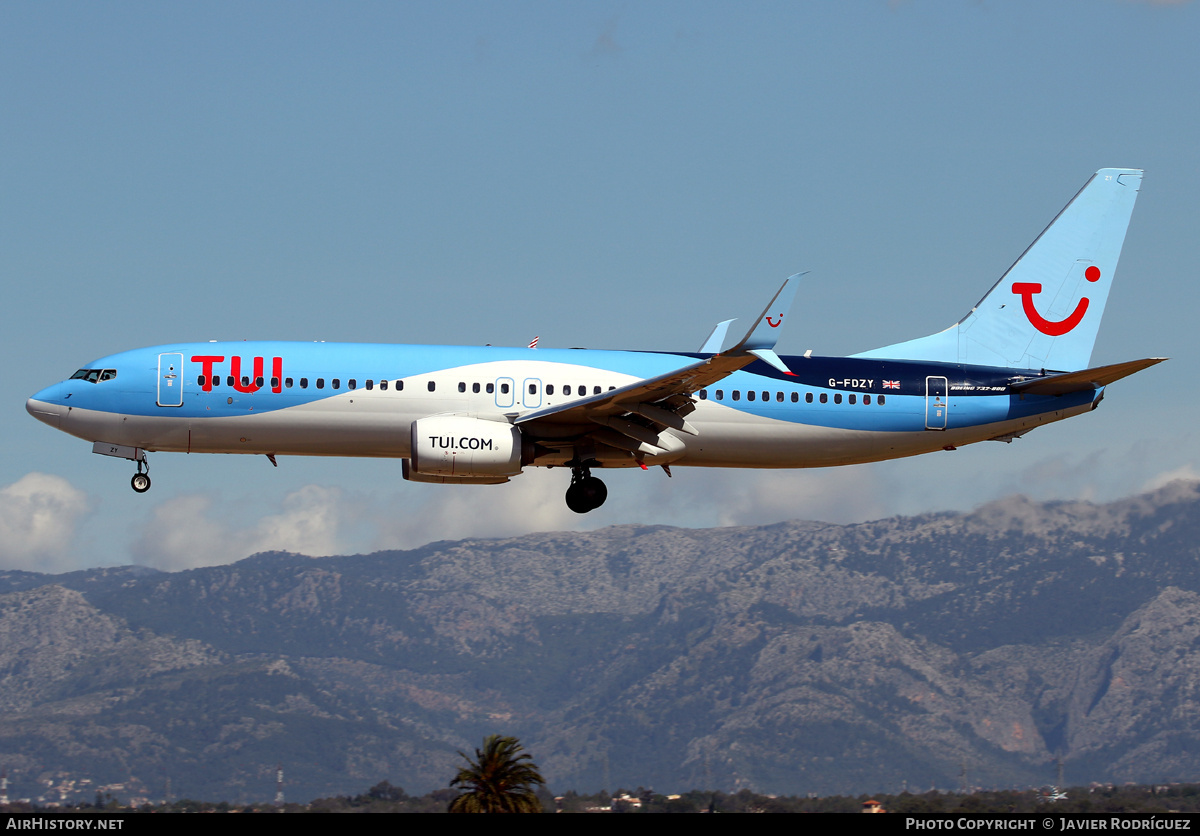 Aircraft Photo of G-FDZY | Boeing 737-8K5 | TUI | AirHistory.net #691594