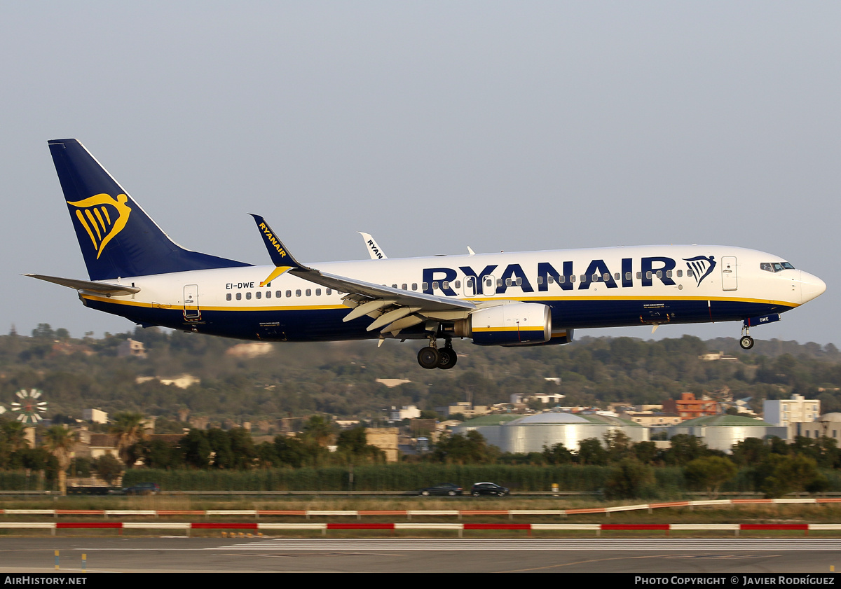 Aircraft Photo of EI-DWE | Boeing 737-8AS | Ryanair | AirHistory.net #691606
