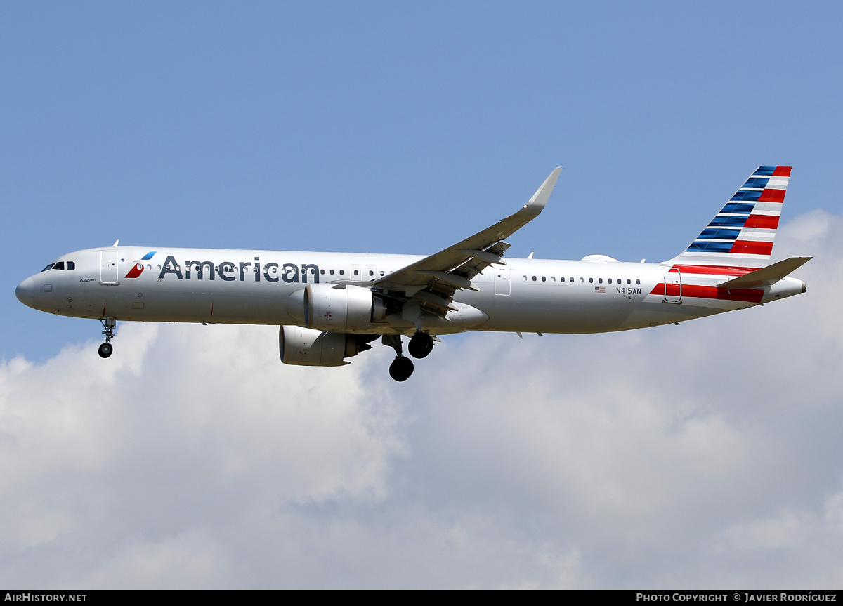 Aircraft Photo of N415AN | Airbus A321-253NX | American Airlines | AirHistory.net #691631