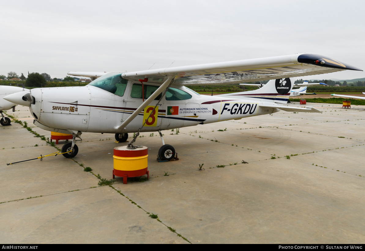Aircraft Photo of F-GKDU | Cessna R182 Skylane RG II | Autoridade Nacional de Emergência e Proteção Civil | AirHistory.net #691659
