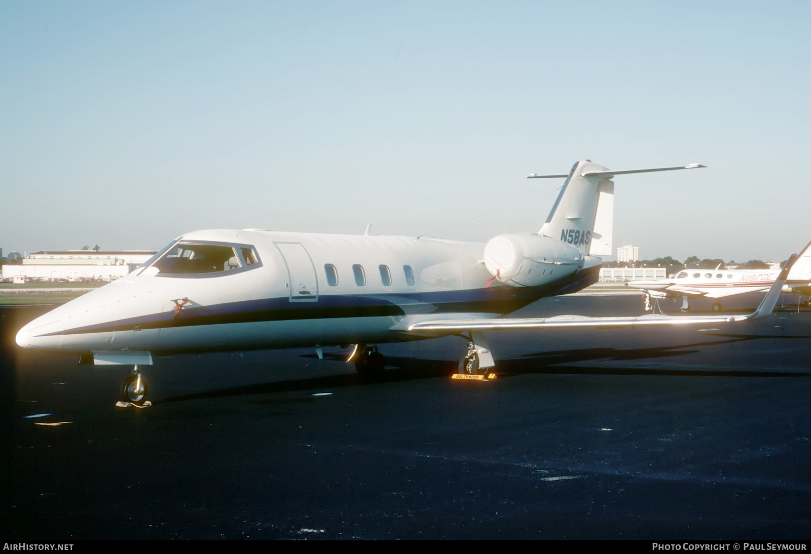 Aircraft Photo of N58AS | Gates Learjet 55 | AirHistory.net #691674