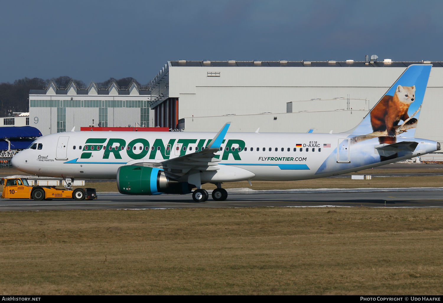 Aircraft Photo of D-AXAC / N328FR | Airbus A320-251N | Frontier Airlines | AirHistory.net #691680