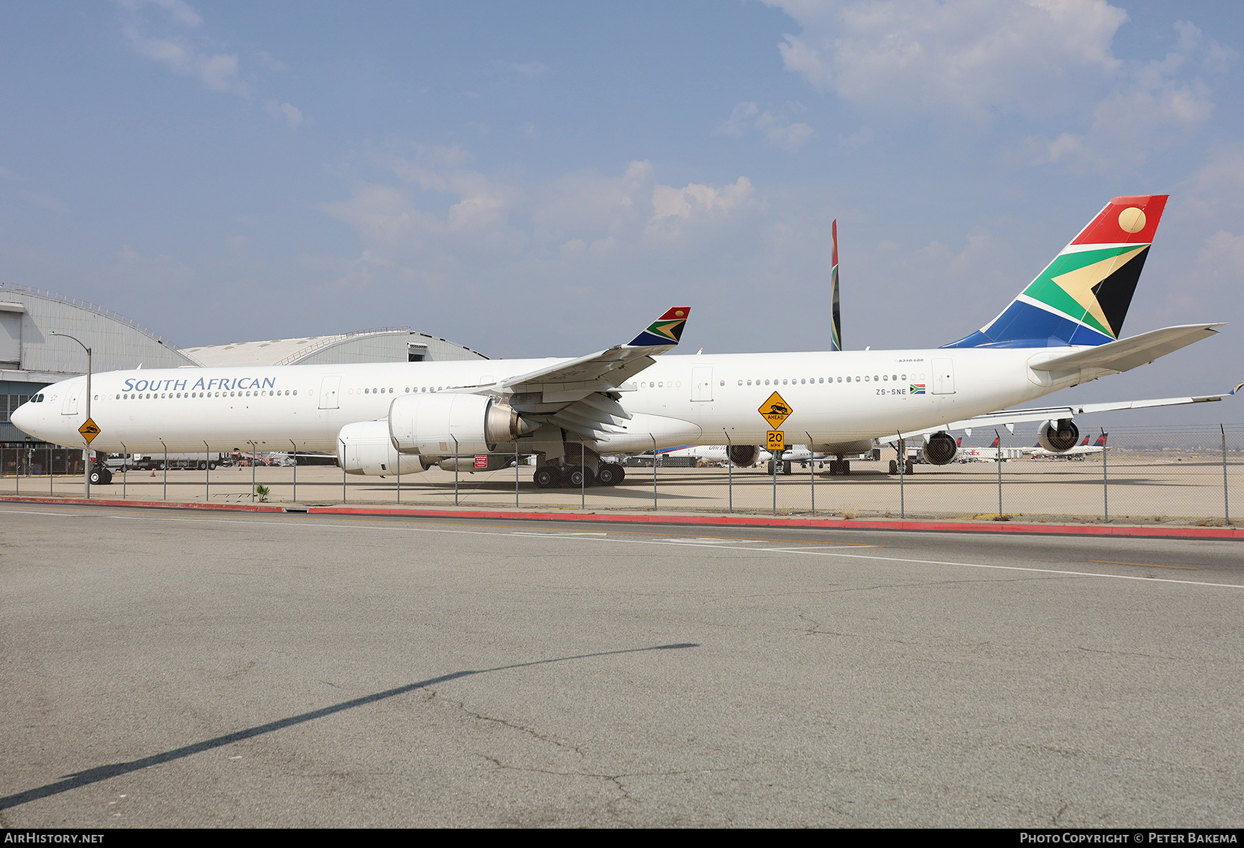 Aircraft Photo of ZS-SNE | Airbus A340-642 | South African Airways | AirHistory.net #691682