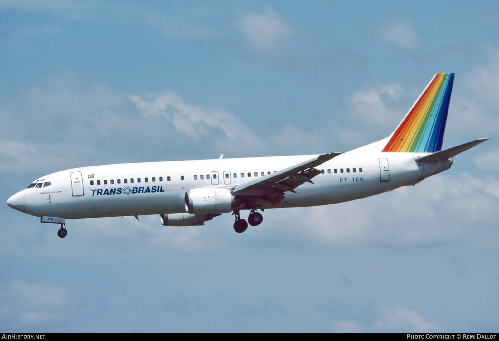 Aircraft Photo of PT-TEN | Boeing 737-4Y0 | TransBrasil | AirHistory.net #691689