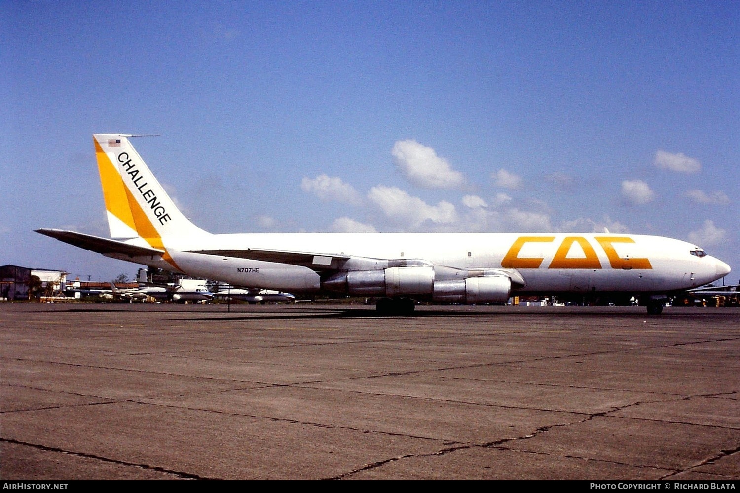 Aircraft Photo of N707HE | Boeing 707-330C | Challenge Air Cargo - CAC | AirHistory.net #691693