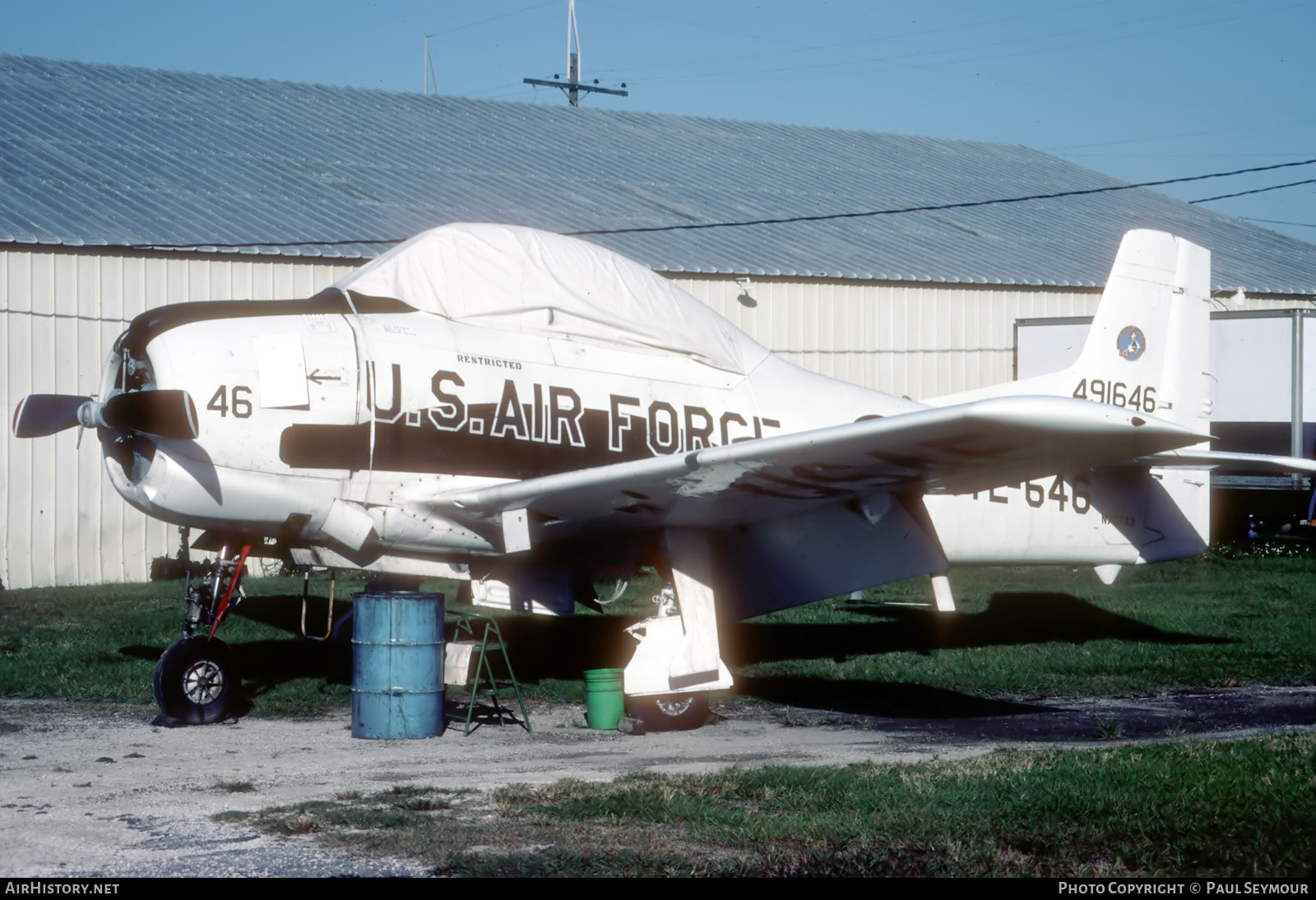Aircraft Photo of N70743 / 491646 | North American T-28A Trojan | USA - Air Force | AirHistory.net #691695