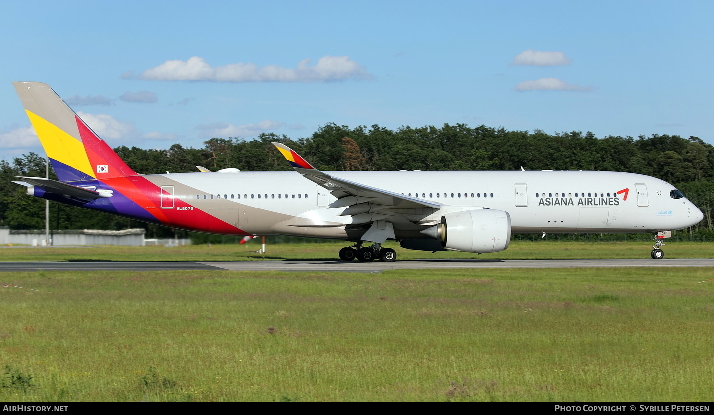 Aircraft Photo of HL8078 | Airbus A350-941 | Asiana Airlines | AirHistory.net #691697