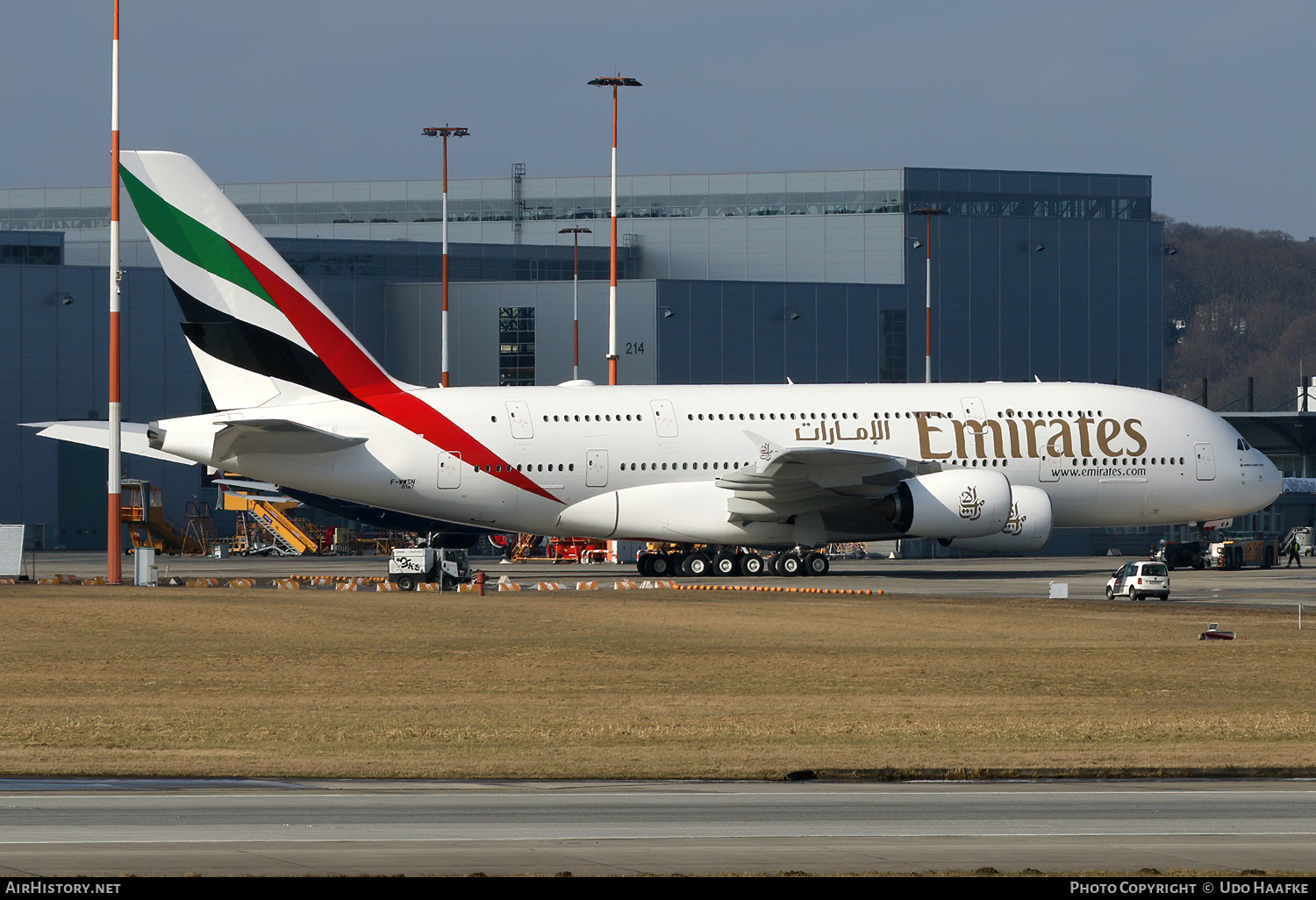 Aircraft Photo of F-WWSN / A6-EVA | Airbus A380-841 | Emirates | AirHistory.net #691705