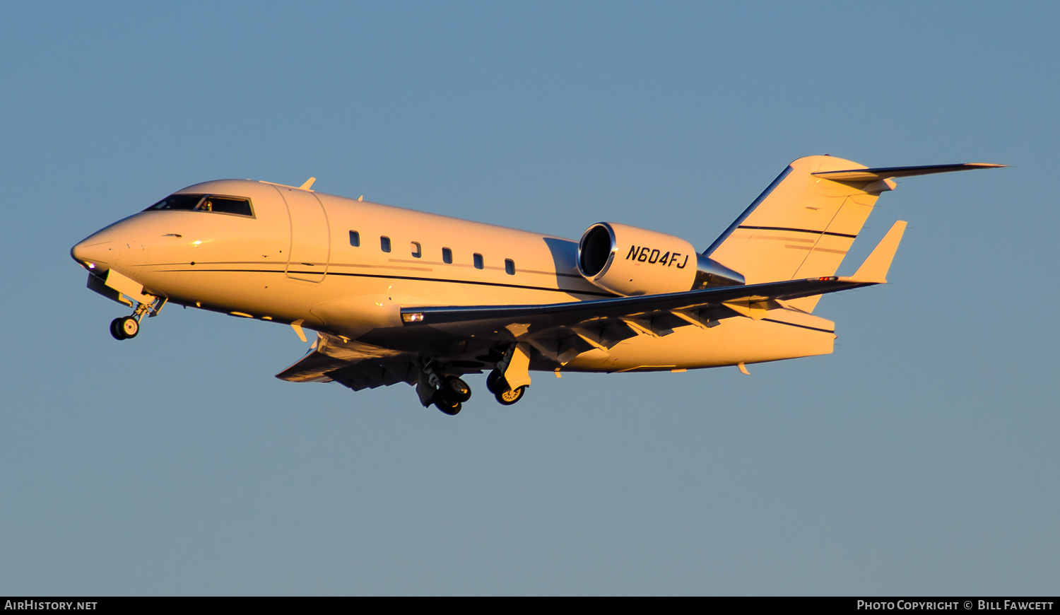 Aircraft Photo of N604FJ | Canadair Challenger 601-3A (CL-600-2B16) | AirHistory.net #691747