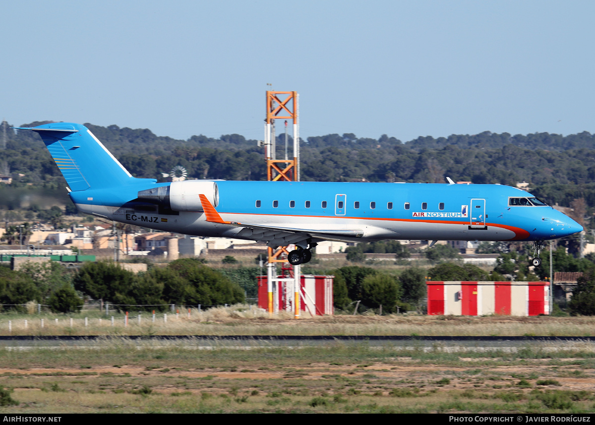 Aircraft Photo of EC-MJZ | Bombardier CRJ-200LR (CL-600-2B19) | Air Nostrum | AirHistory.net #691839