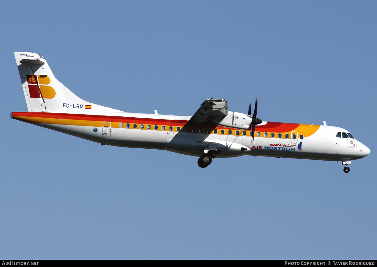 Aircraft Photo of EC-LRR | ATR ATR-72-600 (ATR-72-212A) | Iberia Regional | AirHistory.net #691855