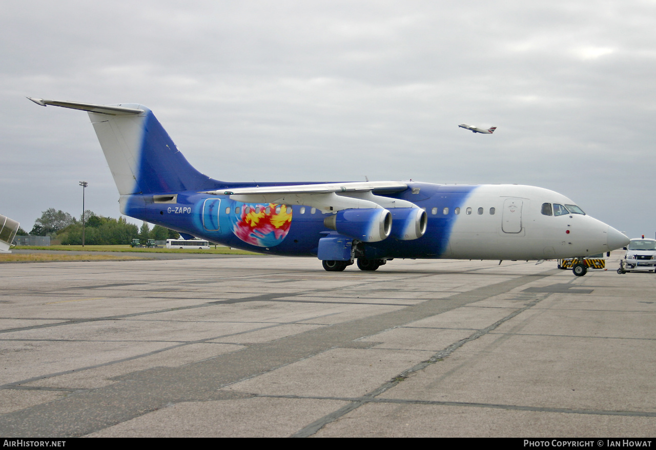 Aircraft Photo of G-ZAPO | British Aerospace BAe-146-200QC | Titan Airways | AirHistory.net #691869