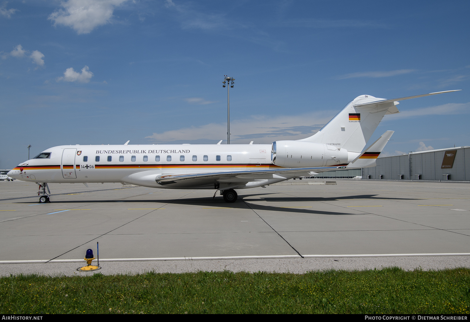 Aircraft Photo of 1406 | Bombardier Global 6000 (BD-700-1A10) | Germany - Air Force | AirHistory.net #691889