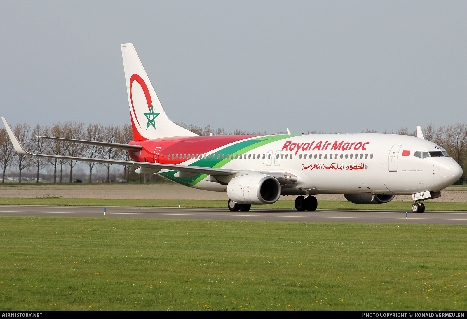 Aircraft Photo of CN-RGI | Boeing 737-86N | Royal Air Maroc - RAM | AirHistory.net #691893