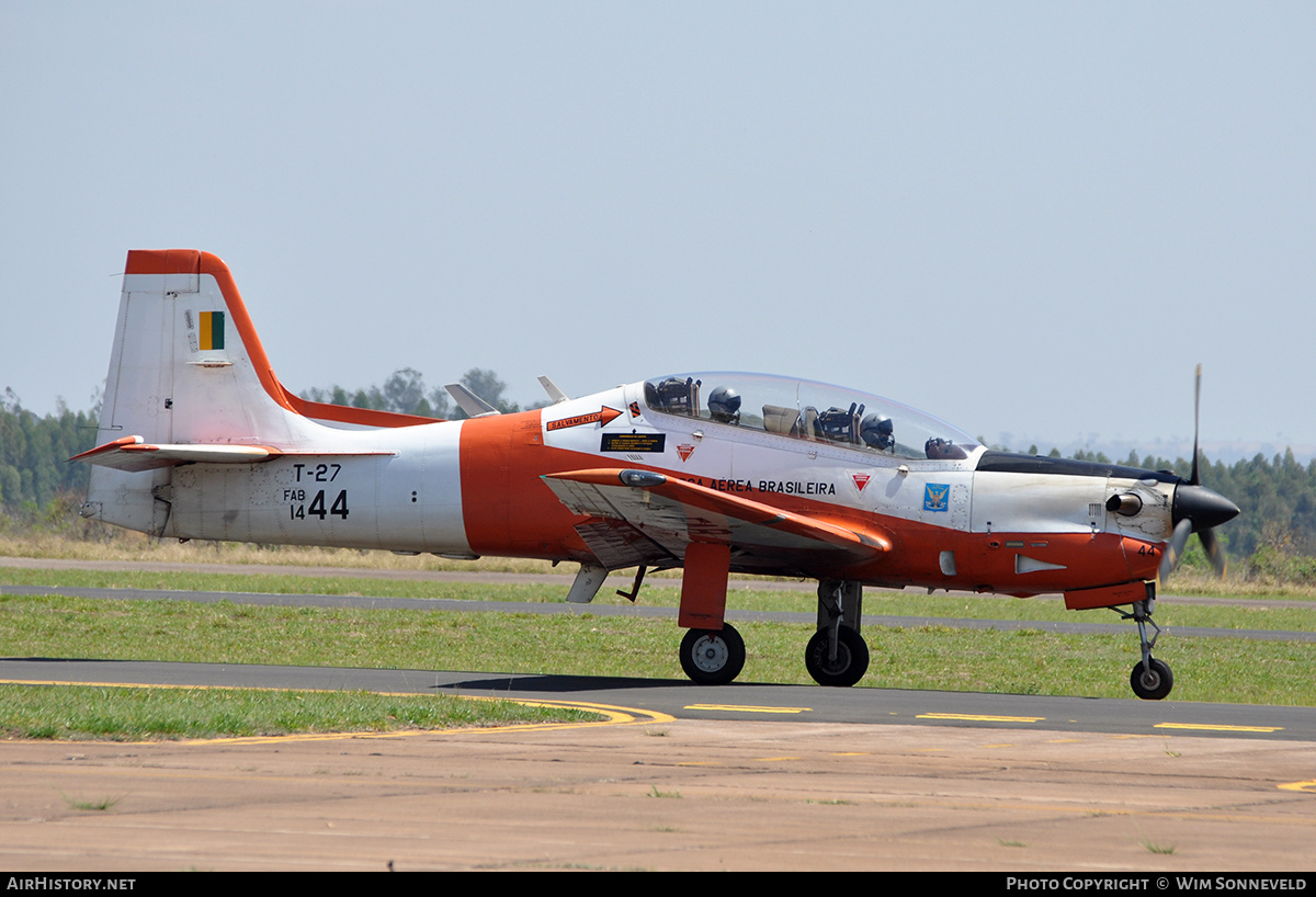 Aircraft Photo of 1444 | Embraer T-27 Tucano | Brazil - Air Force | AirHistory.net #691917