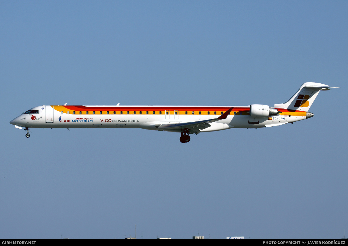 Aircraft Photo of EC-LPN | Bombardier CRJ-1000ER NG (CL-600-2E25) | Iberia Regional | AirHistory.net #691924
