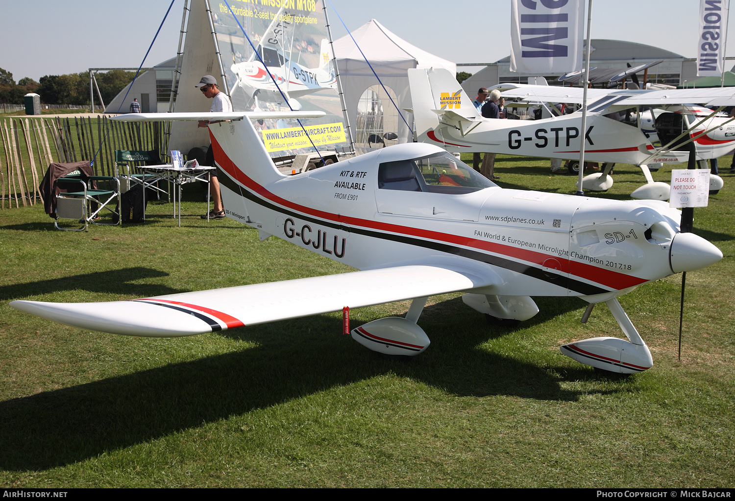 Aircraft Photo of G-CJLU | Spacek SD-1 Minisport TD | AirHistory.net #691950