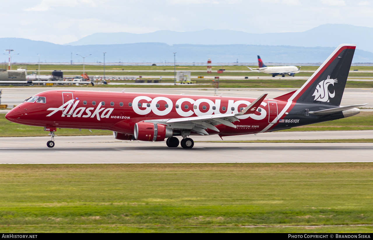Aircraft Photo of N661QX | Embraer 175LR (ERJ-170-200LR) | Alaska Airlines | AirHistory.net #691982
