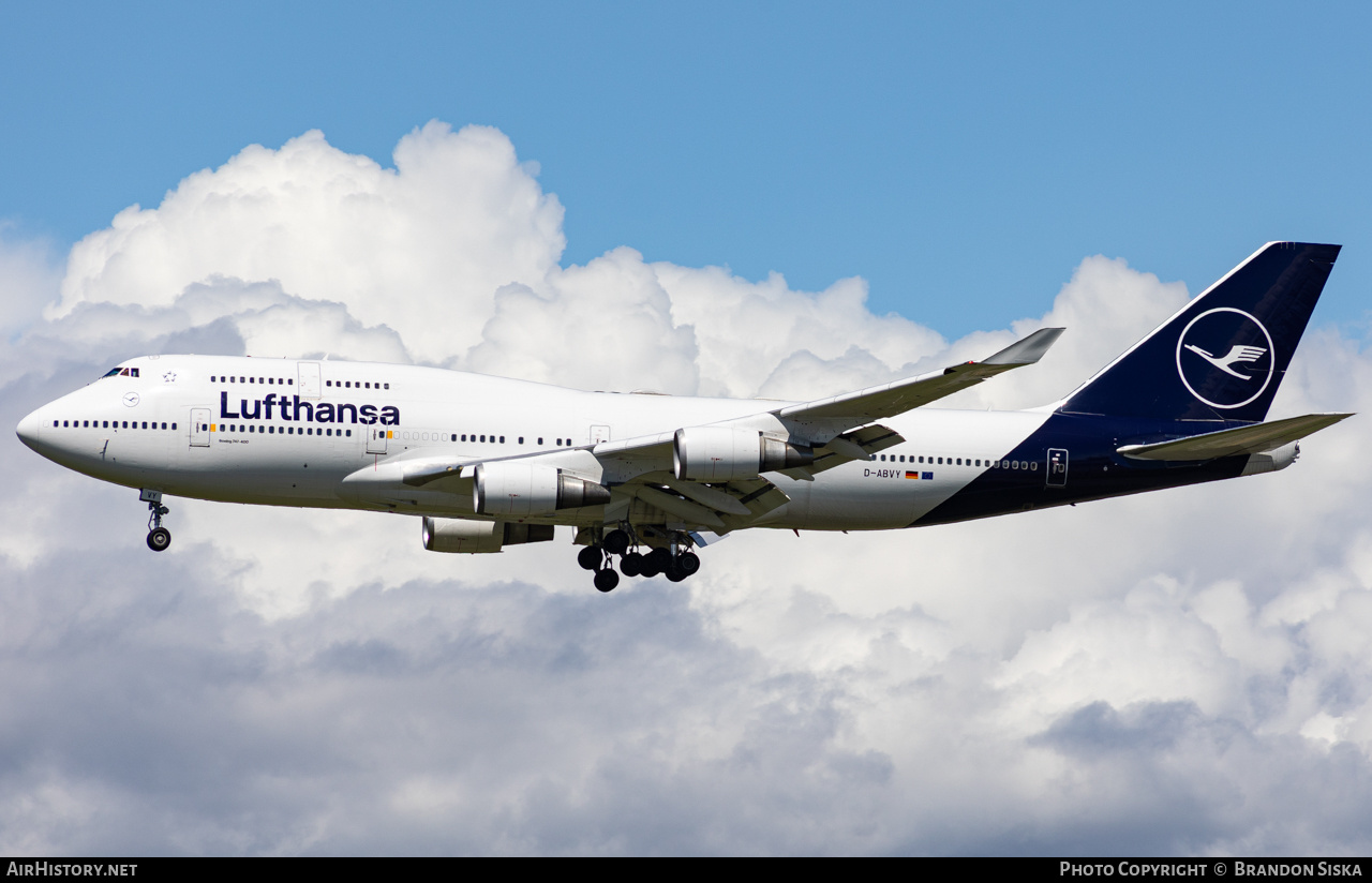 Aircraft Photo of D-ABVY | Boeing 747-430 | Lufthansa | AirHistory.net #691985