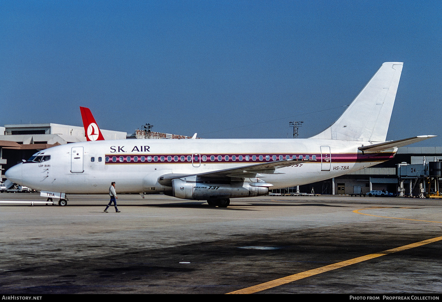 Aircraft Photo of HS-TBA | Boeing 737-2P5/Adv | SK Air - Siam Kampuchea Air | AirHistory.net #692050
