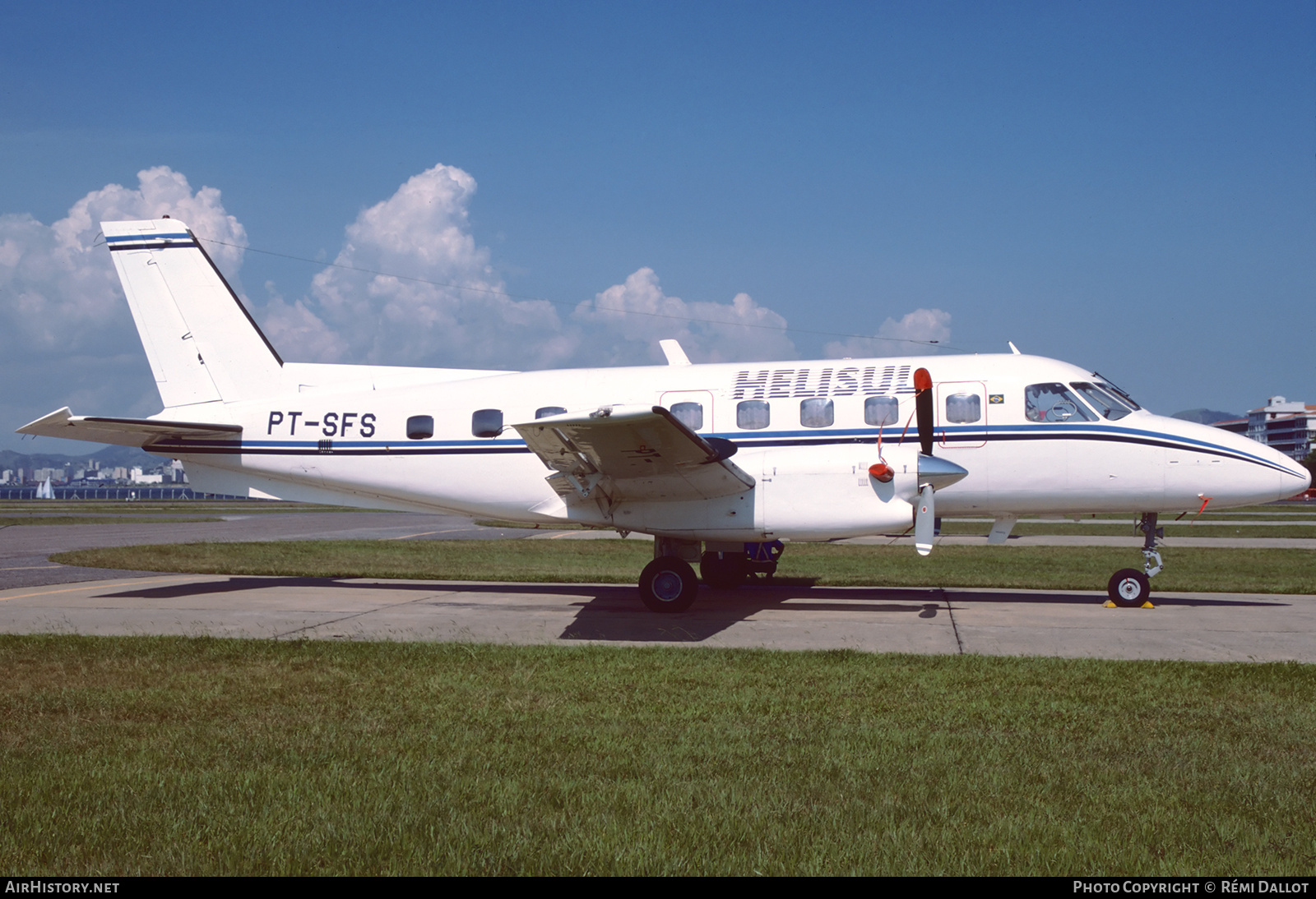 Aircraft Photo of PT-SFS | Embraer EMB-110P2 Bandeirante | Helisul Táxi Aéreo | AirHistory.net #692079