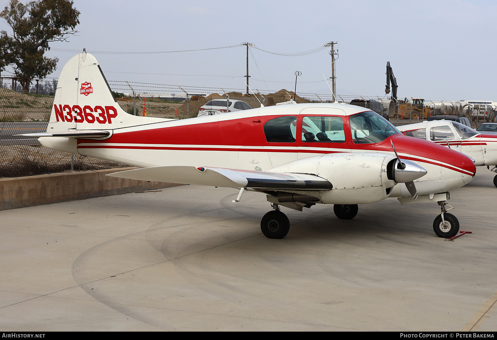 Aircraft Photo of N3363P | Piper PA-23-160 Apache | Dubois Aviation | AirHistory.net #692109