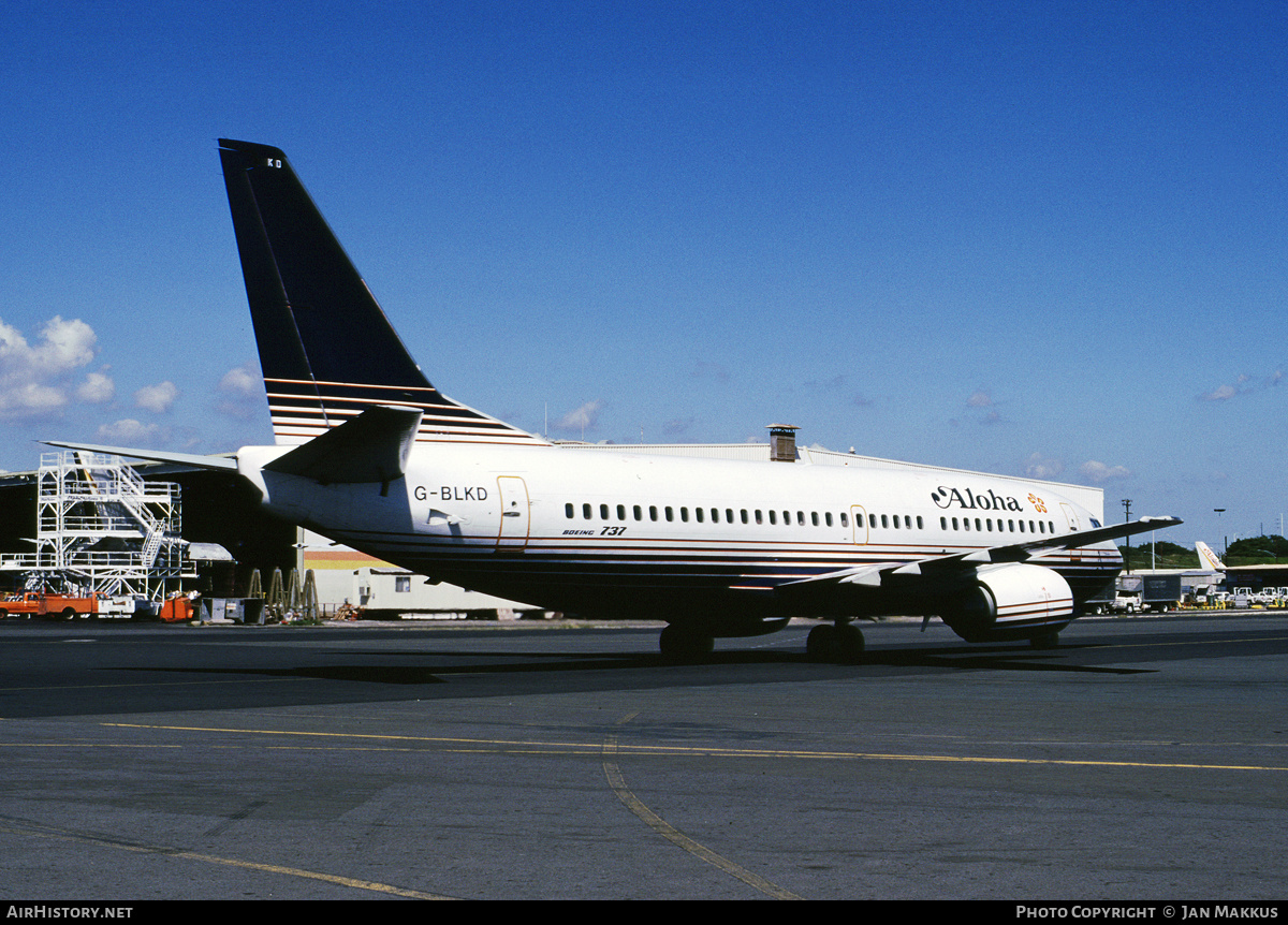 Aircraft Photo of G-BLKD | Boeing 737-3T5 | Aloha Airlines | AirHistory.net #692144