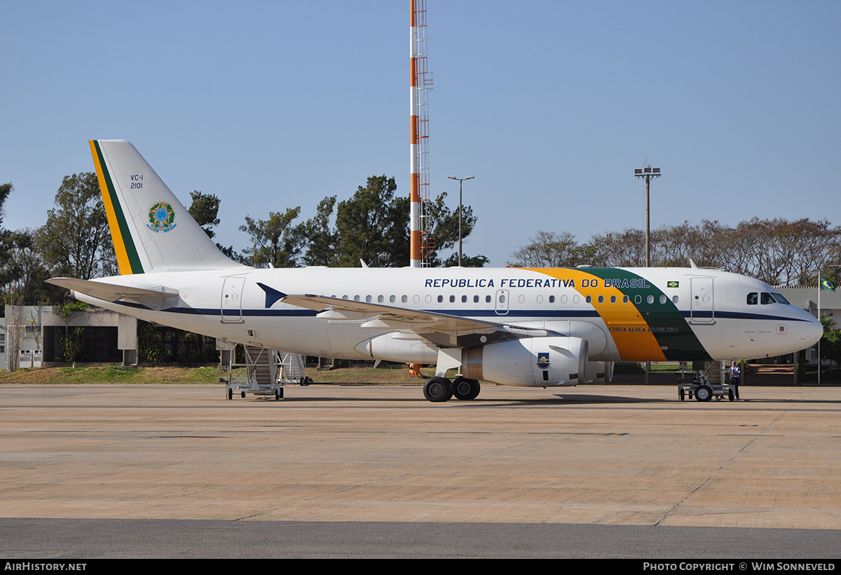 Aircraft Photo of 2101 | Airbus VC-1A (A319-133/CJ) | Brazil - Air Force | AirHistory.net #692210
