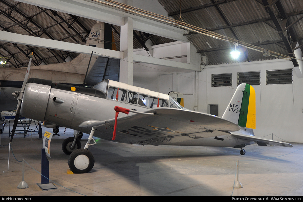 Aircraft Photo of 1072 | Vultee BT-15 Valiant | Brazil - Air Force | AirHistory.net #692270