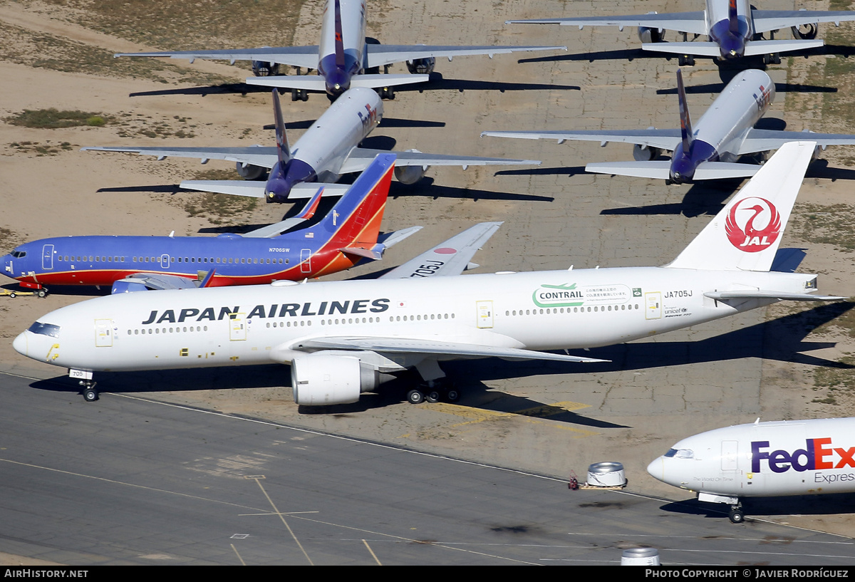 Aircraft Photo of JA705J | Boeing 777-246/ER | Japan Airlines - JAL | AirHistory.net #692294