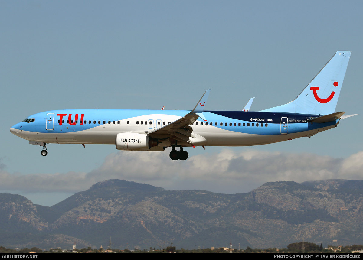 Aircraft Photo of G-FDZR | Boeing 737-8K5 | TUI | AirHistory.net #692344