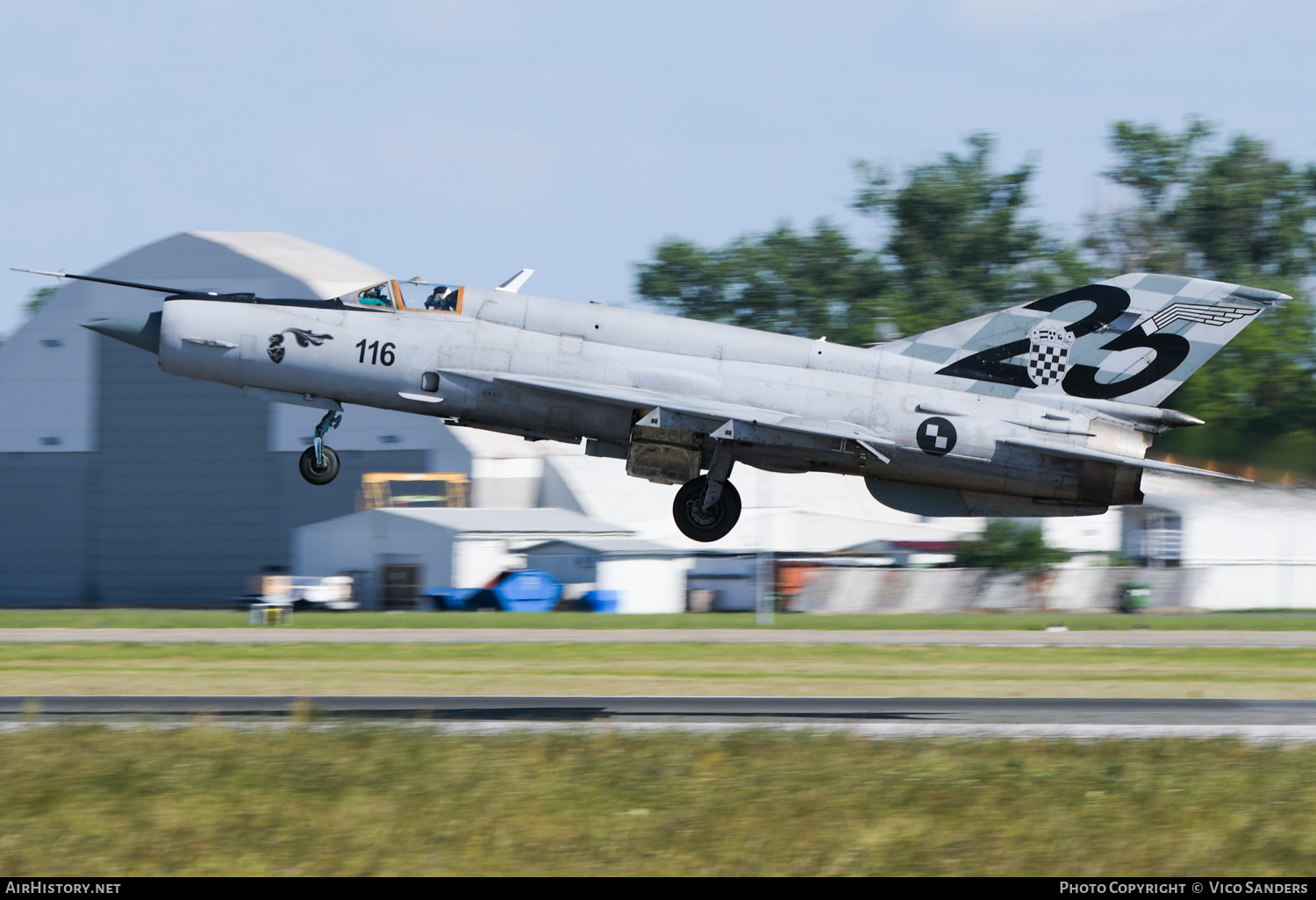 Aircraft Photo of 116 | Mikoyan-Gurevich MiG-21bisD | Croatia - Air Force | AirHistory.net #692359