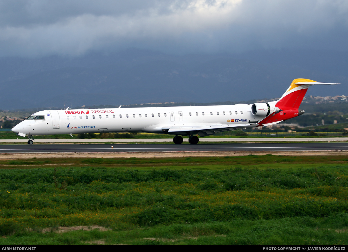 Aircraft Photo of EC-MNQ | Bombardier CRJ-1000 (CL-600-2E25) | Iberia Regional | AirHistory.net #692389