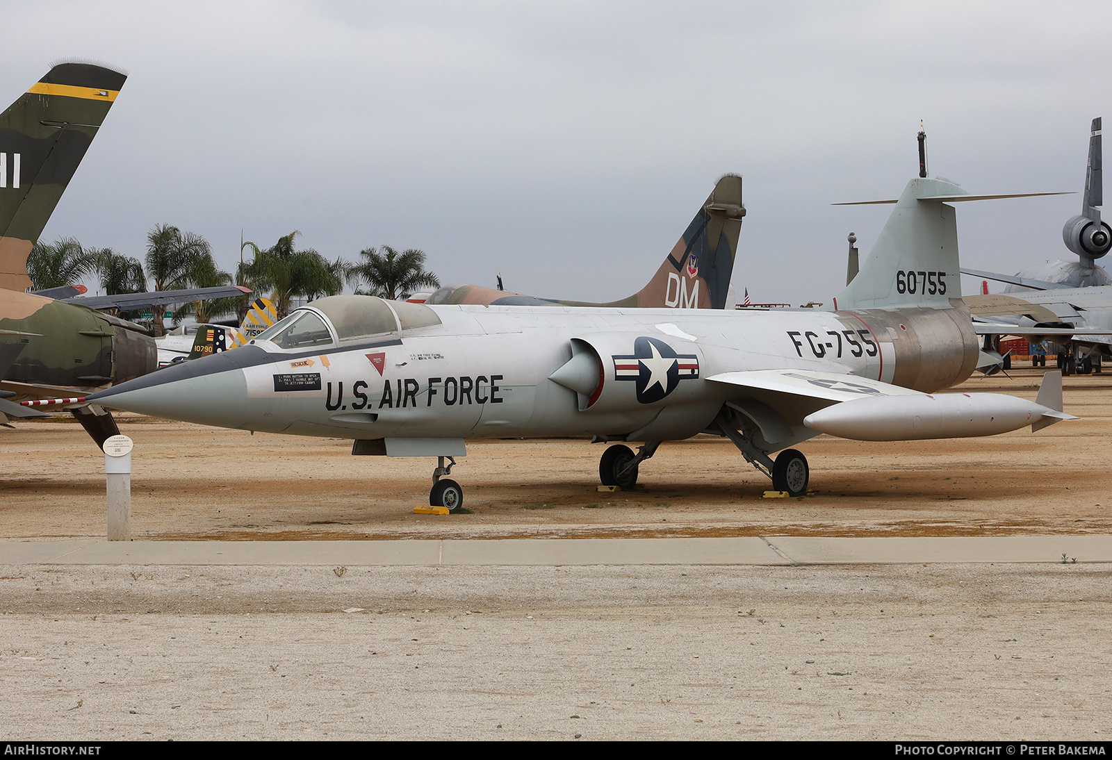 Aircraft Photo of 56-755 / 60755 | Lockheed F-104A Starfighter | USA - Air Force | AirHistory.net #692393