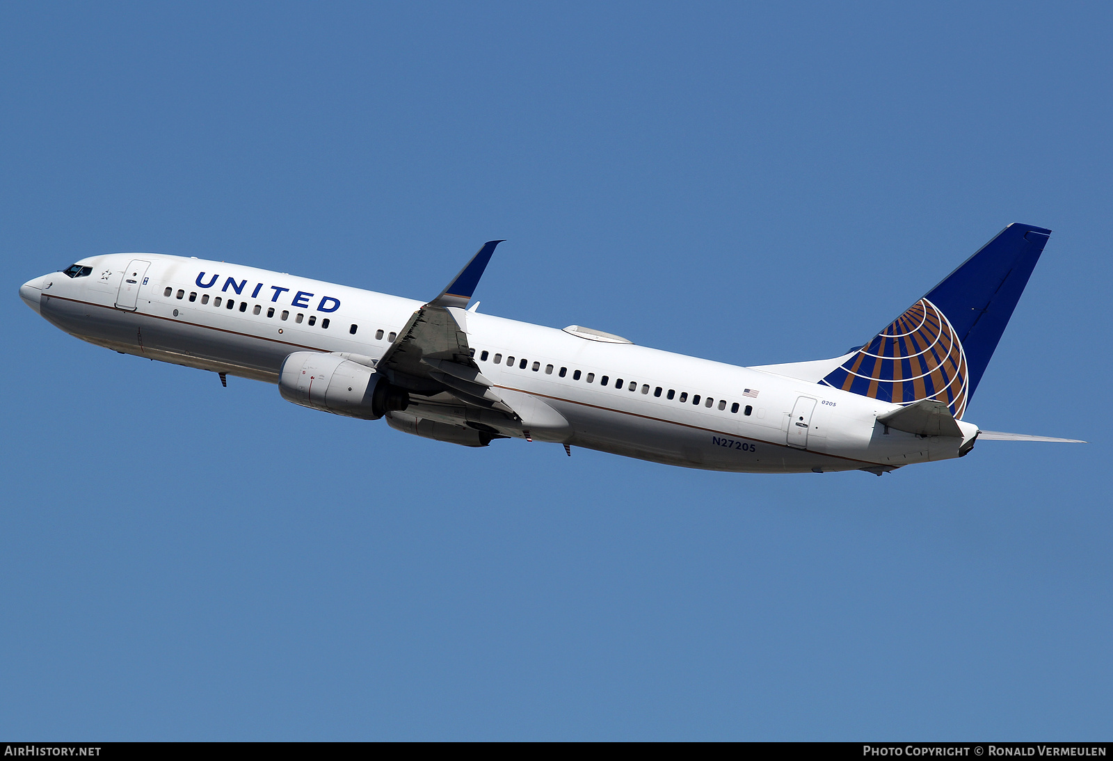 Aircraft Photo of N27205 | Boeing 737-824 | United Airlines | AirHistory.net #692432
