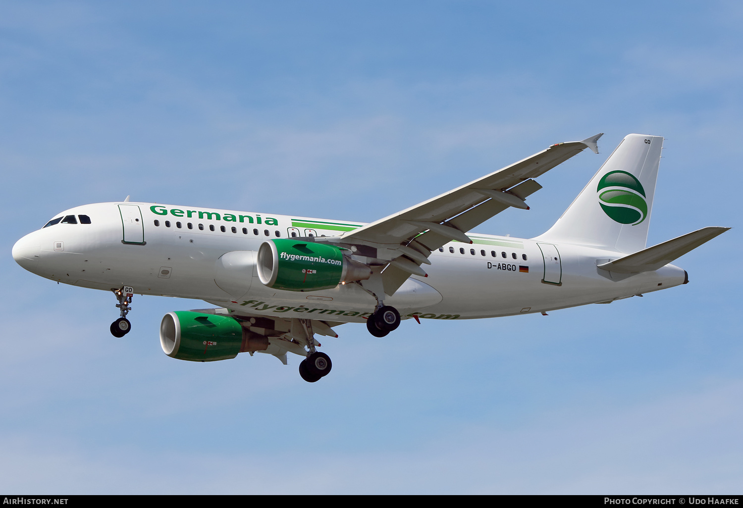 Aircraft Photo of D-ABGO | Airbus A319-112 | Germania | AirHistory.net #692434