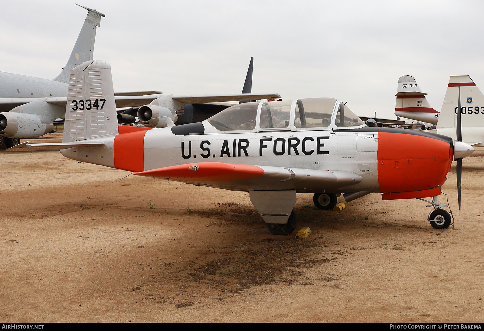 Aircraft Photo of 53-3347 / 33347 | Beech T-34A Mentor | USA - Air Force | AirHistory.net #692438