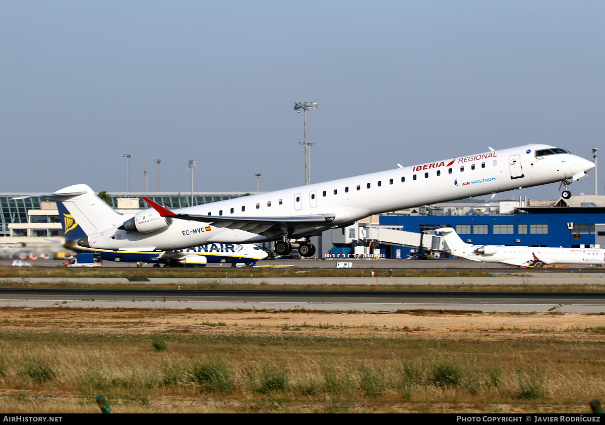 Aircraft Photo of EC-MVC | Bombardier CRJ-1000 (CL-600-2E25) | Iberia Regional | AirHistory.net #692466